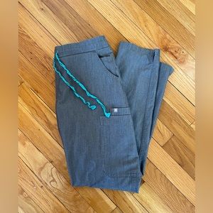 Figs Graphite Yola Scrub Pants - XS